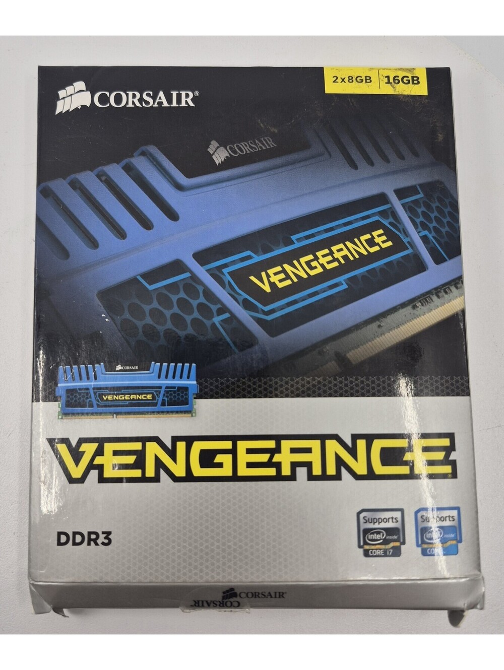 Corsair Vengeance 16GB (2 x 8GB) PC3-12800 (DDR3-1600) Memory -Blue (Brand New)